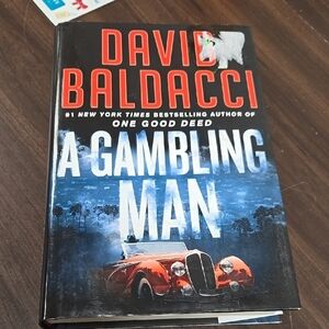A Gambling Man by David Baldacci Hardcover Fiction Novel